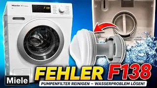 🔧 Miele Waschmaschine Fehler F138 in 5 Minuten SELBST reparieren!