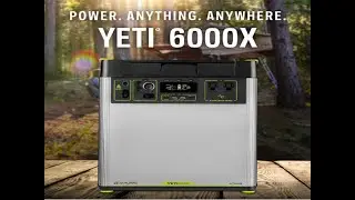 Goal Zero Yeti 6000X + 2 Ranger 300 Briefcase Solar Panels, Solar Generator