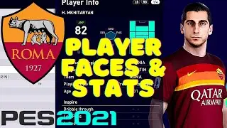 PES 2021 | AS Roma | Player Faces & Stats