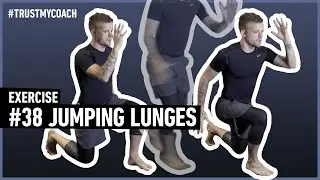 Improve Balance & Coordination with Jumping Lunges // Bodyweight Leg Exercise #38
