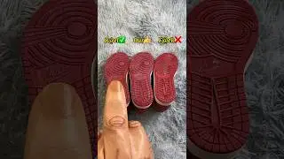 Настоящие против поддельных потерянных Jordan 1 #кроссовки #кроссовки #вирусный