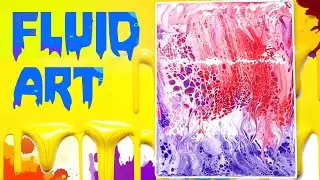 Trying Fluid Art For The First Time 😱