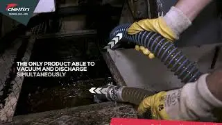 Industridammsugare Delfin TC100 MPI 1-fas f&ouml;r olja/sp&aring;n - Nordic Cleanware