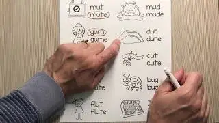 Circle the word - long u short u