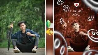 Snapseed creative Mom Love photo editing|| Snapseed photo editing|| Snapseed background editing