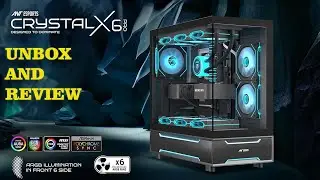 Ant Esports Crystal X6 Pro Gaming Cabinet Unbox And Review | fish tank gaming cabinet