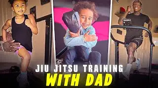 Jiu Jitsu Training With Dad