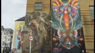 Greenwich tunnel, crimes, Dartford crossing, Murals, Blachheath Station redevelopment? (London/UK)