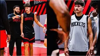 Reed Sheppard Highlights Houston Rockets Training Camp Gonna Problem In NBA