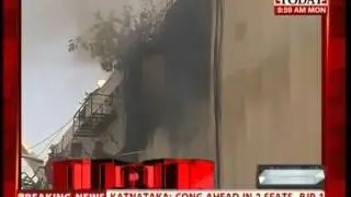 Fire breaks out in building in Connaught Place