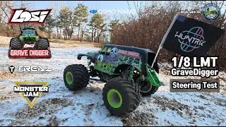 LOSI LMT Grave Digger : Steering Linkage Test