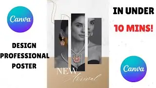 Canva Poster Design Tutorial | Clean, Aesthetic & Beginner-Friendly. EASY