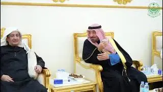 سمو أمير نجران يعزي أسرة آل هتيلة في وفاة عمدة حي أبا السعود بالمنطقة.