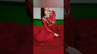 Latest red colour mirror work frock design for you | mirror work frock design | subscribe my channel