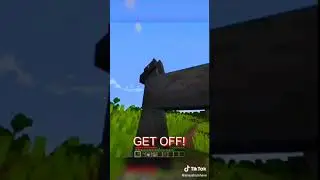 Minecraft but mobs have insane knockback