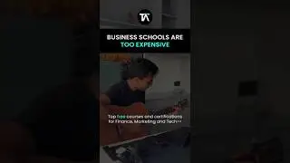 Business schools are too expensive! Watch this for top free courses #teamuptuesday #booktok