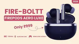 Fire-boltt Firepods Aero Luxe Full Review |  Features & Verdict ⚡⚡