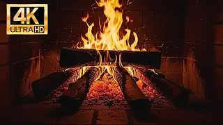 🔥 Pure Relaxation: Cozy Fireplace in 4K ULTRA HD | 5 HOURS of Calm