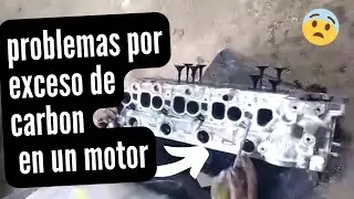 Problemas por exceso de carb&oacute;n en un motor.