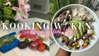 Southwest Steak Bowl | high protein, quick meals | Keeping It Kendra