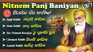 Nitnem Path \\ Panj baania Path Full \\ ਪੰਜ ਬਾਣੀਆ \\ Japji Sahib \\ Nitnem #japjisahib
