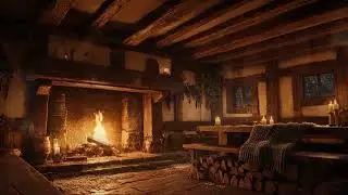 Ancient Hearth Warmth 🎄 Medieval Music for Peaceful Focus & Sleep (1H)