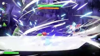 Pok&eacute;mon Scarlet & Violet - Charizard 7* raid: King Ghidorah vs. Rodan, Scovillain POV
