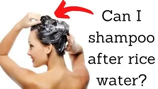 Can I Shampoo After Rice Water?