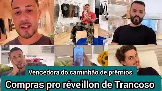 Carlinhos Maia foi comprar as roupas pro réveillon em Trancoso e liga pra ganhadora do caminhão 