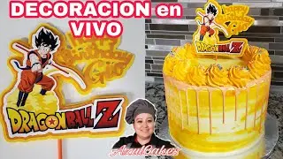 Pastel Dragon ball Z | AzulCakes en VIVO