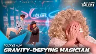 Gravity-defying magician leaves judges choked with mind-bending tricks! You won&rsquo;t believe your eyes!