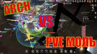 Арчи связались с PVE МОЛЬЮ ARCH VS WAR GODS Albion Online