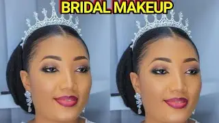 KUFANYA MAKEUP YA BI HARUSI |Kuanzia mwanzo hadi mwisho|Bridal Makeup step by step