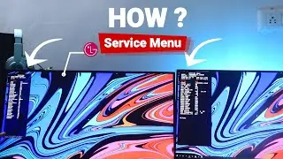 How to Check LG panel Model BOE or LG Service Menu !