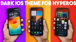 Most Awaited Dark iOS 18 Theme for Xiaomi, Redmi, & POCO Devices ✅ HyperOS Convert to iOS 18 ✨