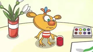 Dandelin - Deutsch f&uuml;r Kinder! Video: Blau, Rot, Gelb und Gr&uuml;n (M1, L2)