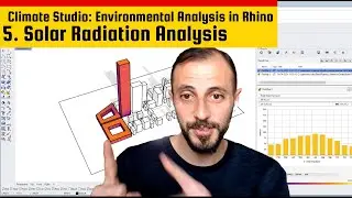 5- Exploring Solar Radiation Impact with Climate Studio ☀️ #solarradiation #climatestudio #rhino3d