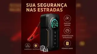 Review: Auxiliar De Partida Cabo De Chupeta Compressor Ar Portatil