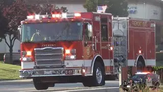 *NEW ENFORCER* Fremont Police Dept. 2020 FPIU + Fremont Fire Dept. NEW Engine 57 Responding