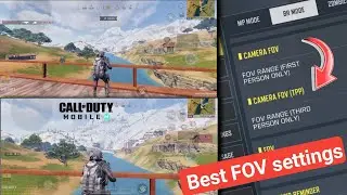 Best FOV settings for Bettle Royal call of duty mobile l Season 11