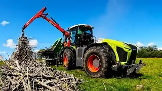400HP MONSTER XERION! MOWING GRASS | BREAKDOWN!