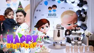 We celebrated our birthday from kannur |Malik Events | Boss Baby Theme Birthday || Birthday Vlog ||