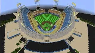 Dodger Stadium - Minecraft Creative Build