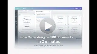 Bulk Document Generation Workflow (No Narration)