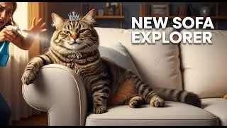 Hilarious Showdown: When Your Cat Claims the New Sofa: The Ultimate Pet Territory Battle! 😻