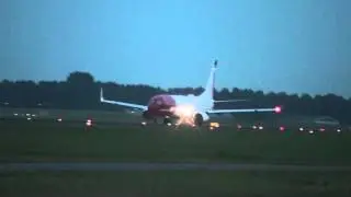 LN-NOD | Norwegian (Sonja Henie livery) Boeing 737-800 Takeoff Amsterdam Runway 36L | 23 July 2013