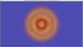 602&deg;  Seven Seeds Mandala Series:First Seed- Red-Black Hues-900 Hz, 90 Hz, 720 Hz, 540 Hz, 360 Hz
