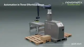 Sistem de paletizare automată Stackbot | Novomatix