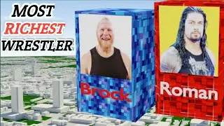 Top Richest WWE Superstars Comparison | 3D