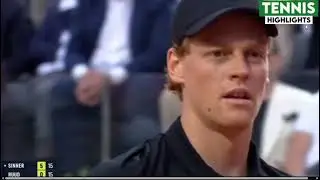Jannik Sinner vs Casper Ruud QF Highlights   Rome 2025   YouTube   Google Chrome 2025 05 16 07 53 02
